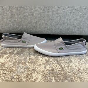 Lacoste Men’s Marice Slip-On Sneakers Gray Size 8 (EU 40.5)